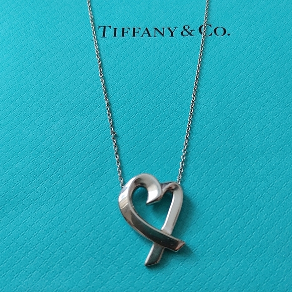 Tiffany & Co. Loving Heart Sterling Necklace - Picture 2 of 12